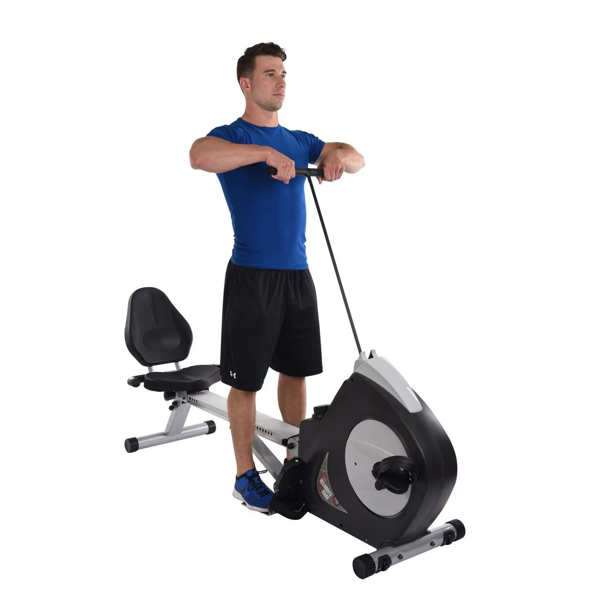 2 in 1 Recumbent Exercise Bike and Rower Machine J97835