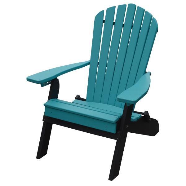 Folding Reclining Adirondack Chair with Ottoman V5735