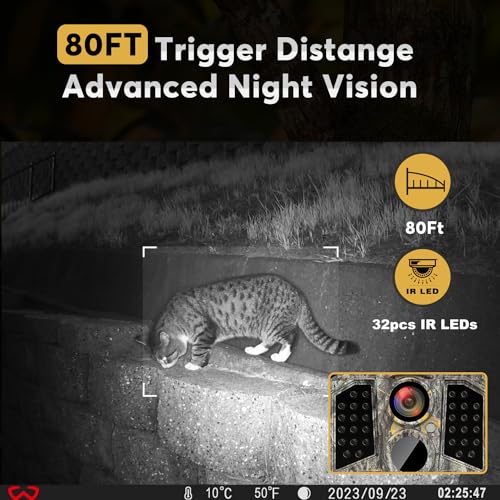 30MP 1920P HD 3 Pack Trail Camera with SD Cards Z266612