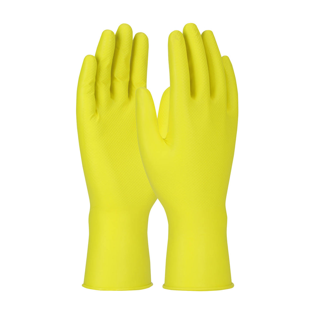 Ambidextrous Nitrile Glove with Textured Fish Scale Grip H241