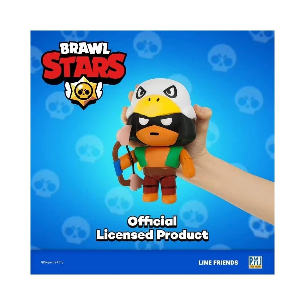 Brawl Stars Bo and Poco Action Figures Guitar Bow Fighter Brawler Set I4586