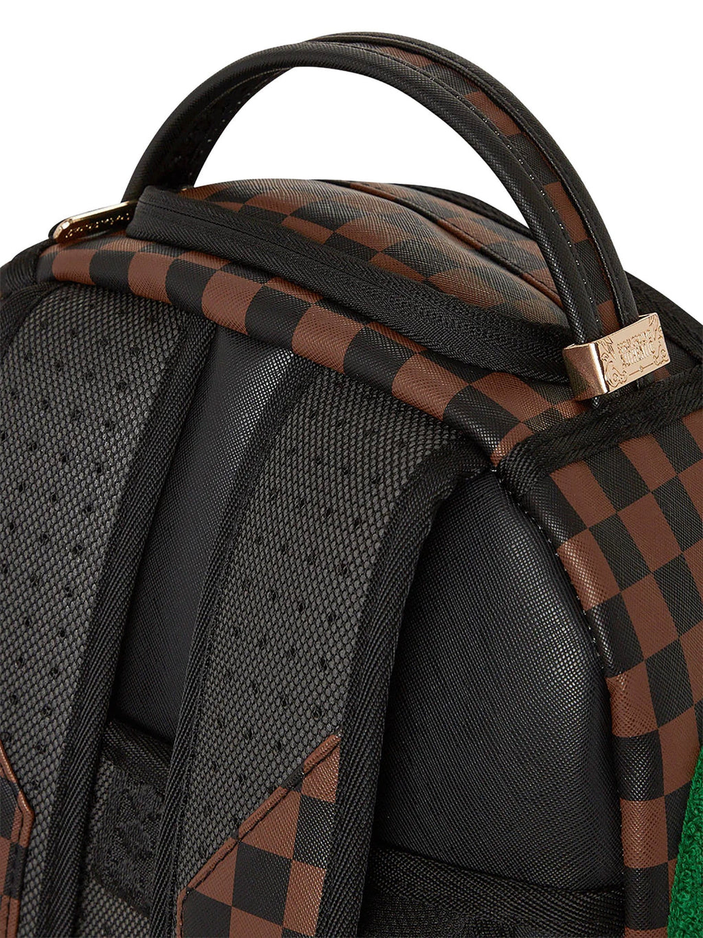 Brown Chenille Backpack W84358