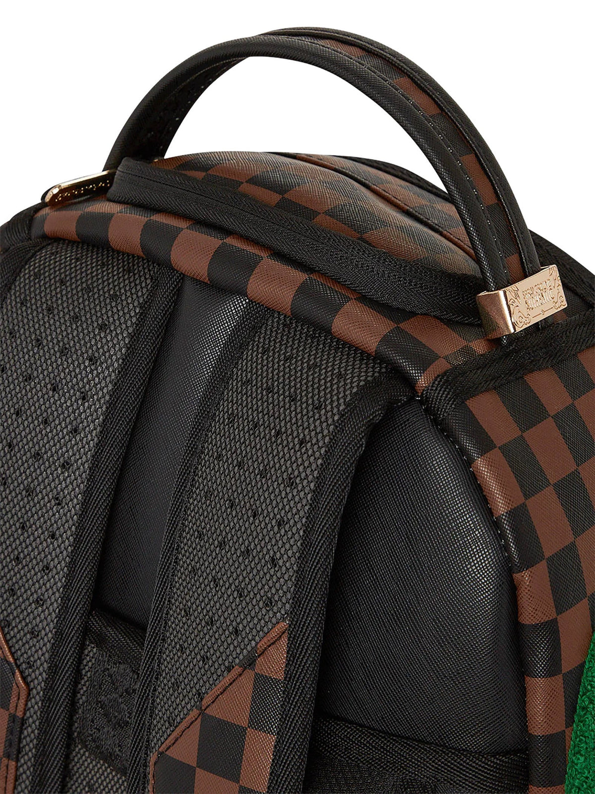 Brown Chenille Backpack W84358