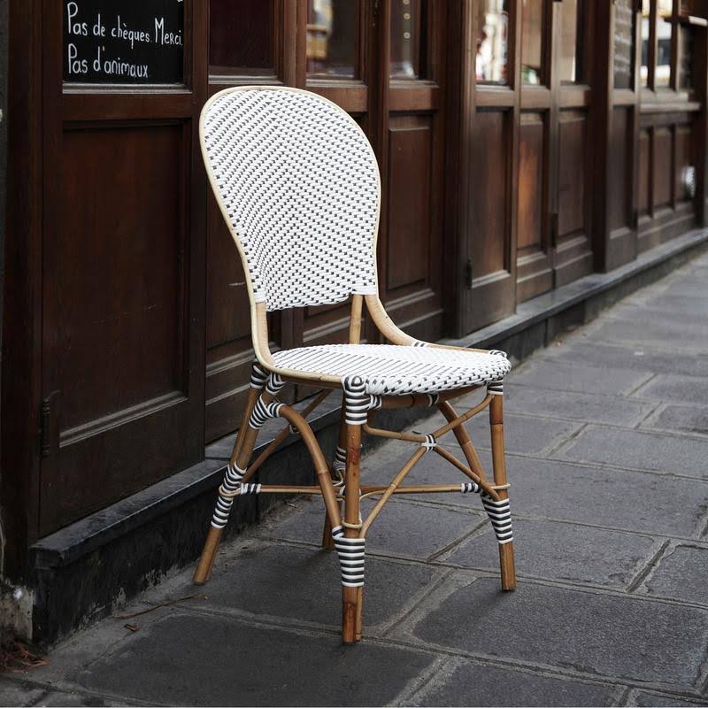 White Cappuccino Dots Side Chair W4084