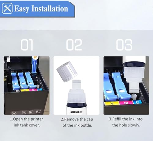 DTF Printer Set of 4 Ink F520