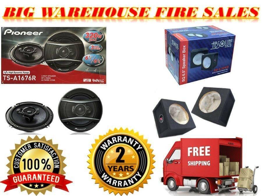6.5-Inch 3-Way Coaxial Car Speakers S490823