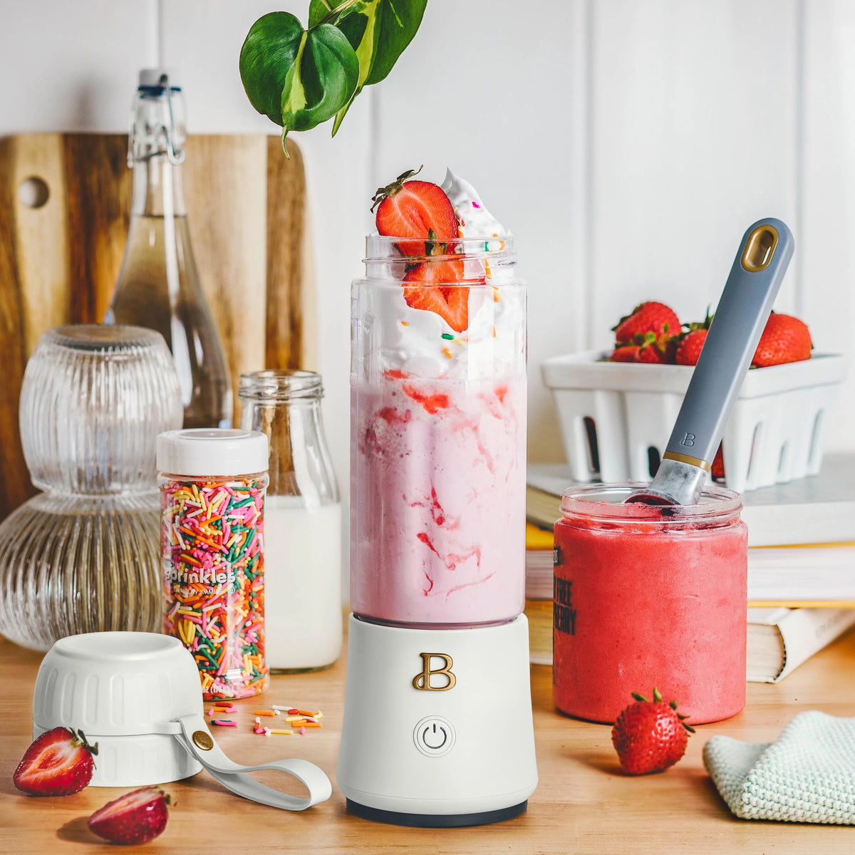 Portable Blender 70 W 16 oz White Icing E2327