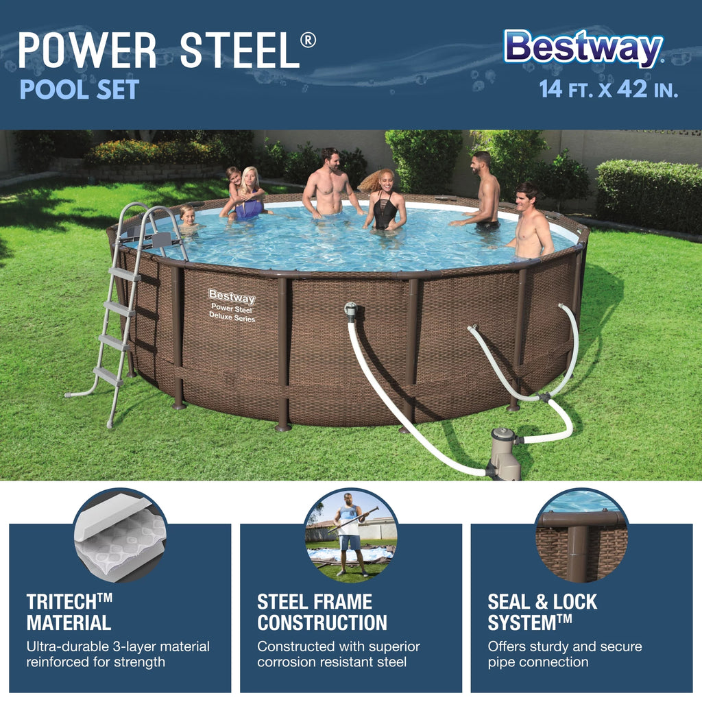 Round Above Ground Swimming Pool Set S64003