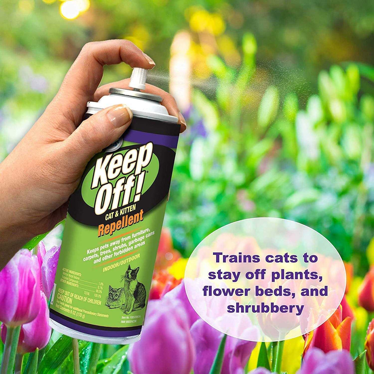 Indoor/Outdoor Cat & Kitten Repellent Y2299