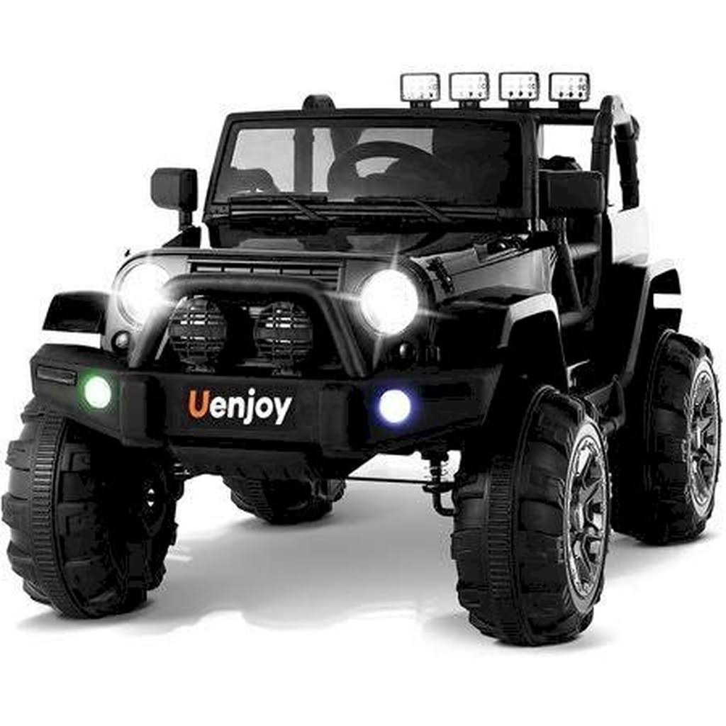 12V Electric Ride on Cars SUV 2 Speed Black N161