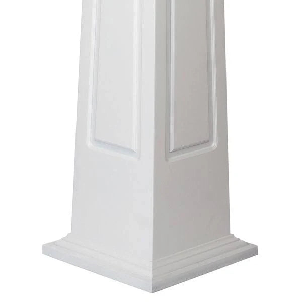 24x22W x 4&H Craftsman Square Tapered Raised Panel Column with Standard Capital & Base I781072