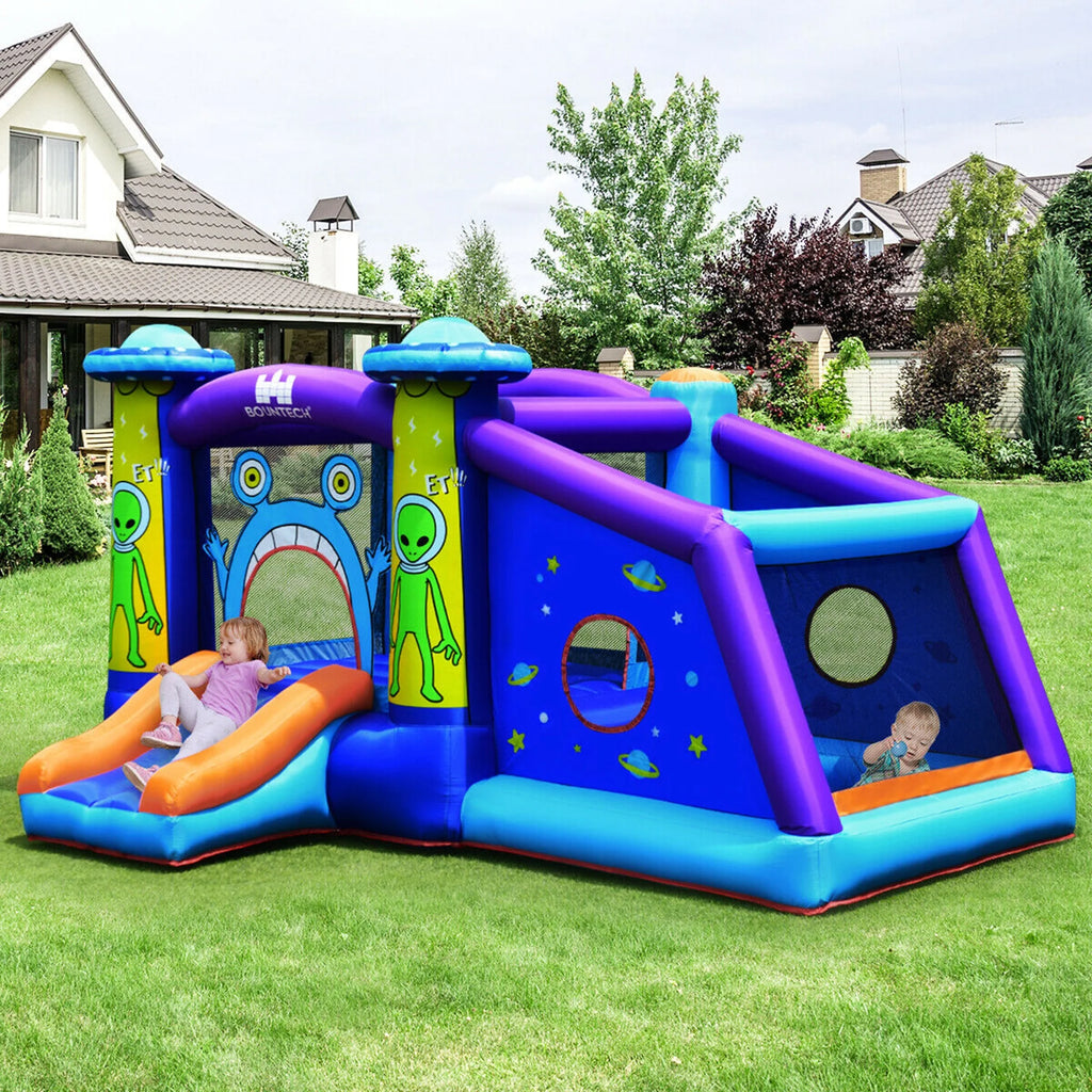 Inflatable Bouncer Kids Jump Slide Ball Pit with 480W Blower P653