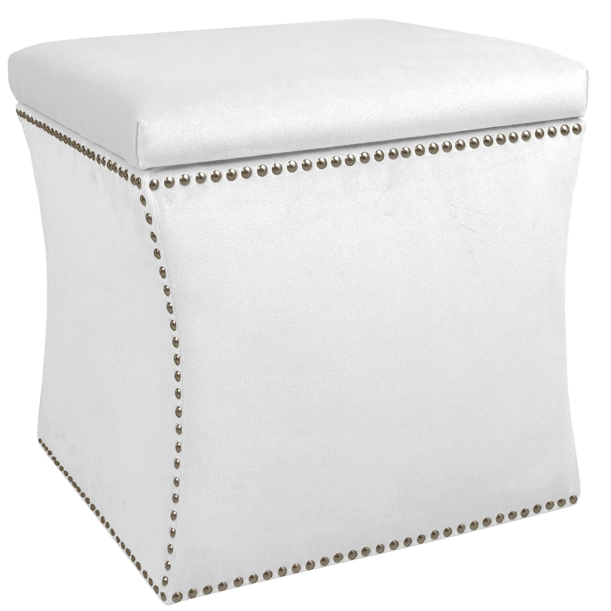 Purple Velvet Storage Ottoman U728