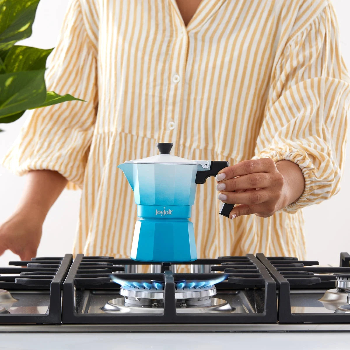 6 Cup Aluminum Stovetop Espresso Maker U186005