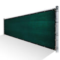 8 ft. x 174 ft. Green Privacy Fence Screen HDPE Mesh Netting with Reinforced Grommets P8570