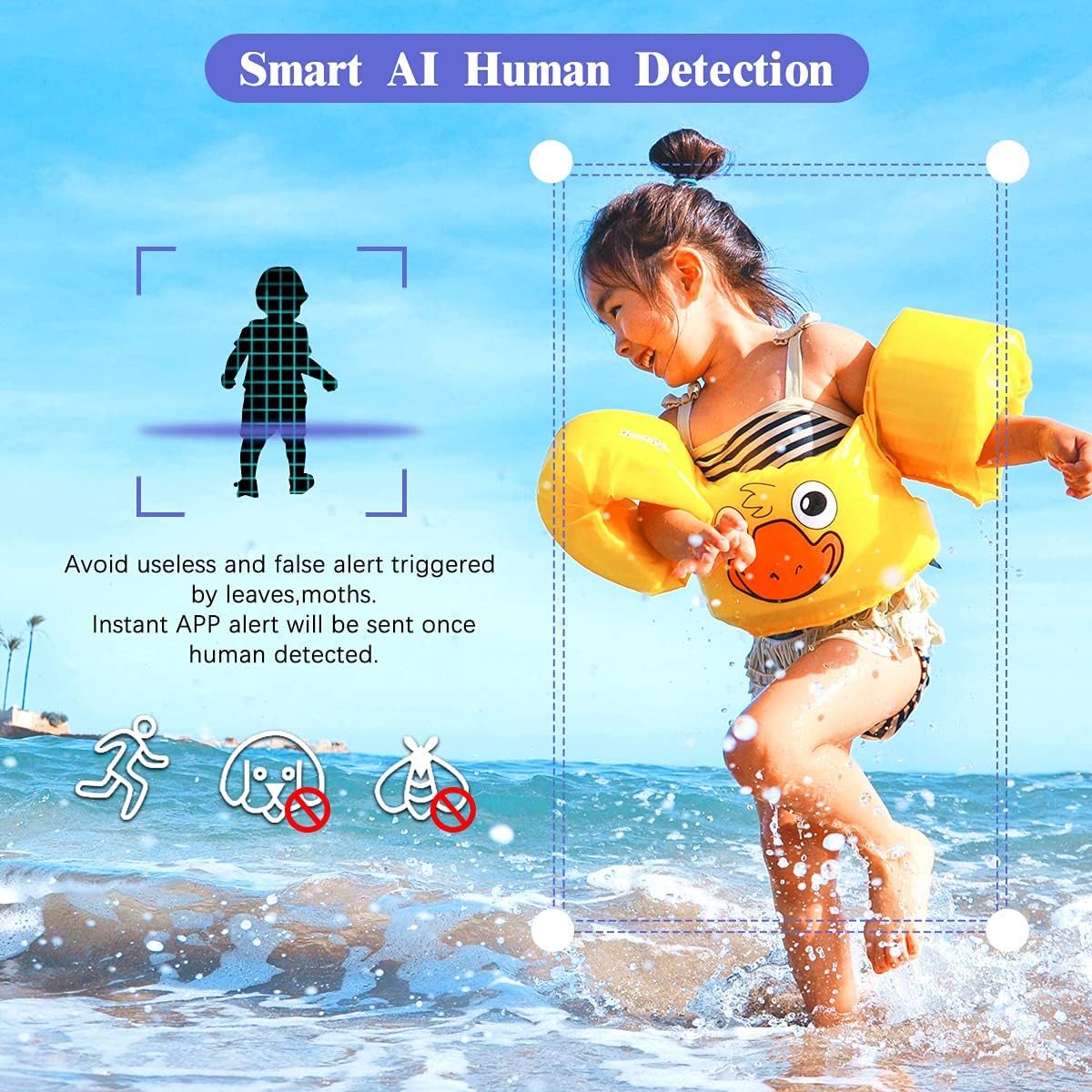 Wireless Security Camera System with 10 HD Screen, 4Pcs WiFi IP Cameras Q904636