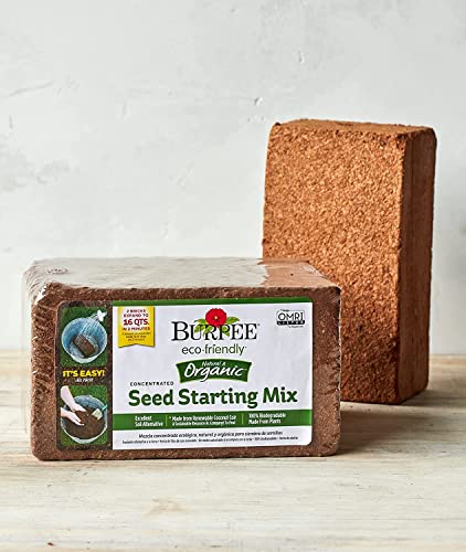 Organic Coconut Coir Seed Starting Mix, 16 Quart X7098