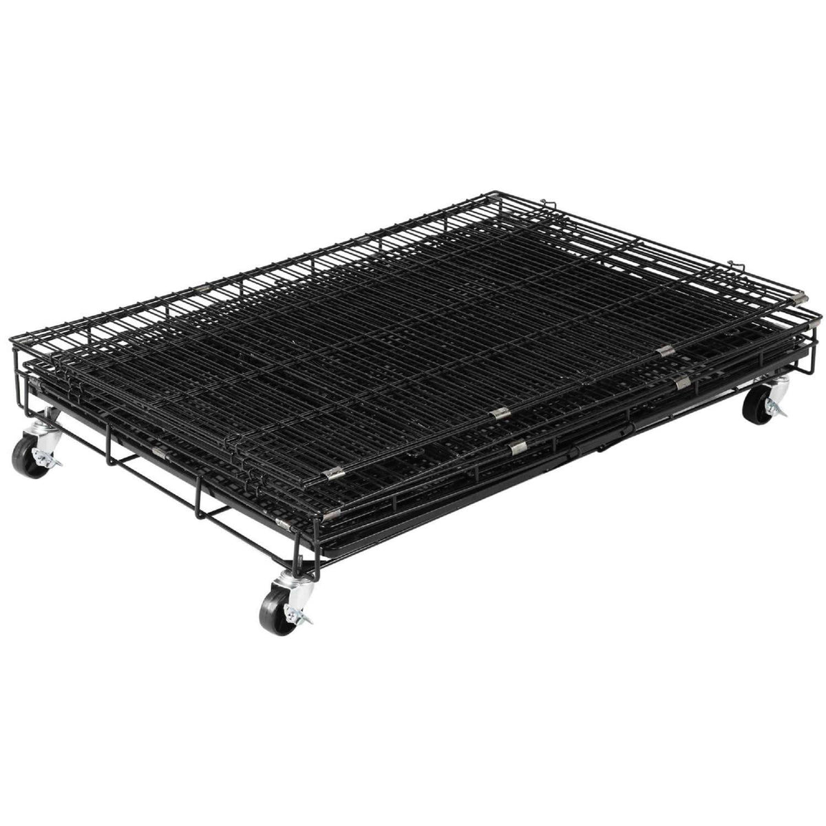 Black Rolling 4-Tier Small Animal Cage D8813