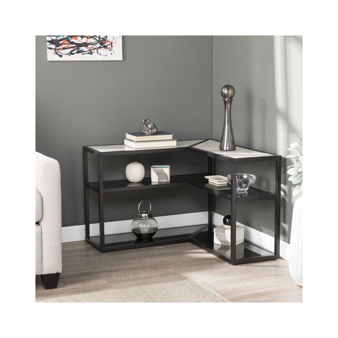 Faux Marble Wrap Around Table P407