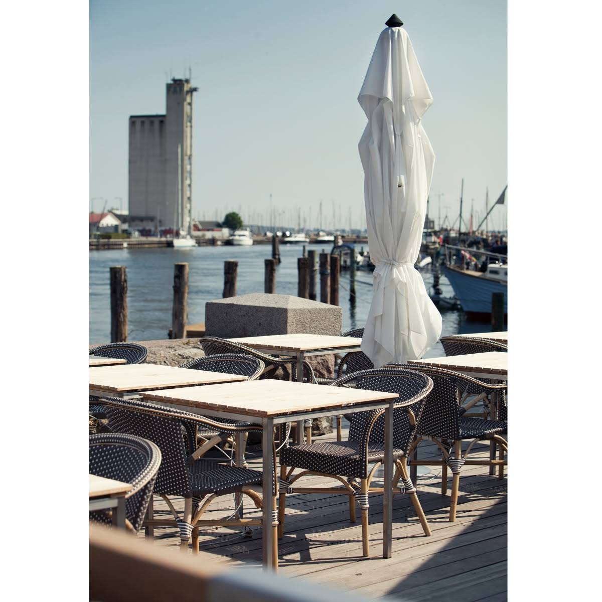 White Cappuccino Dots Side Chair W4084