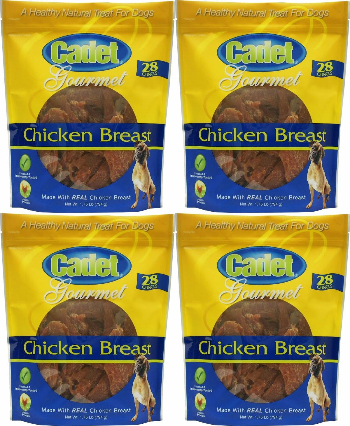 7lb (4 x 28Oz) Chicken Breast Treats R655087