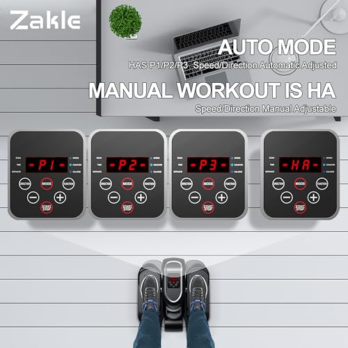 Under Desk Elliptical Machine with Remote Control & 12 Adjustable Speeds G474
