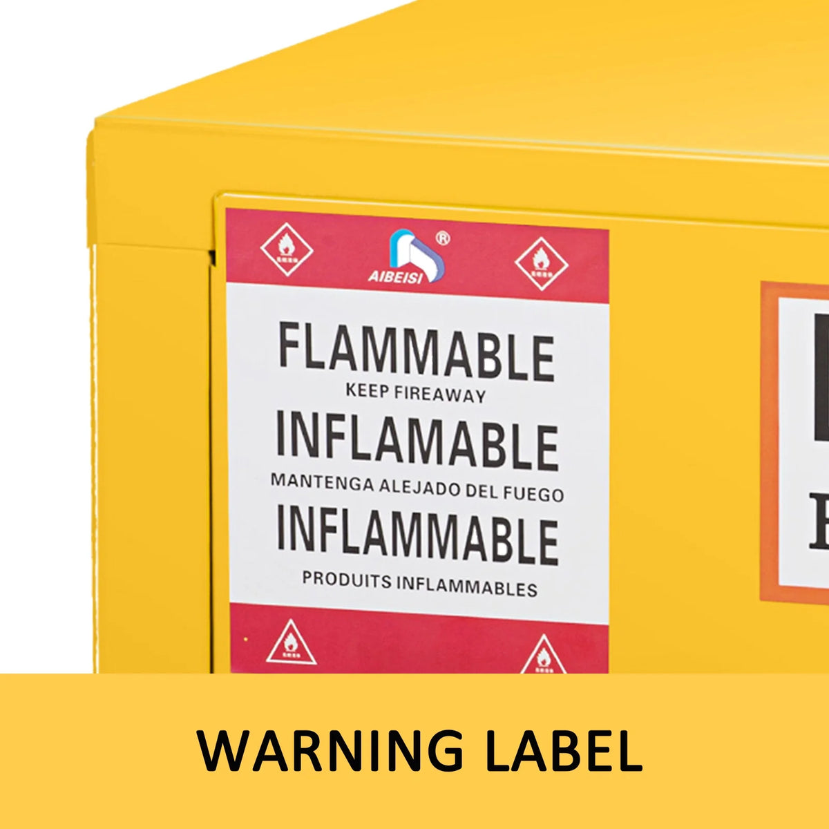 Flammable Storage Cabinet 11 gallon Galvanized Steel Y369710