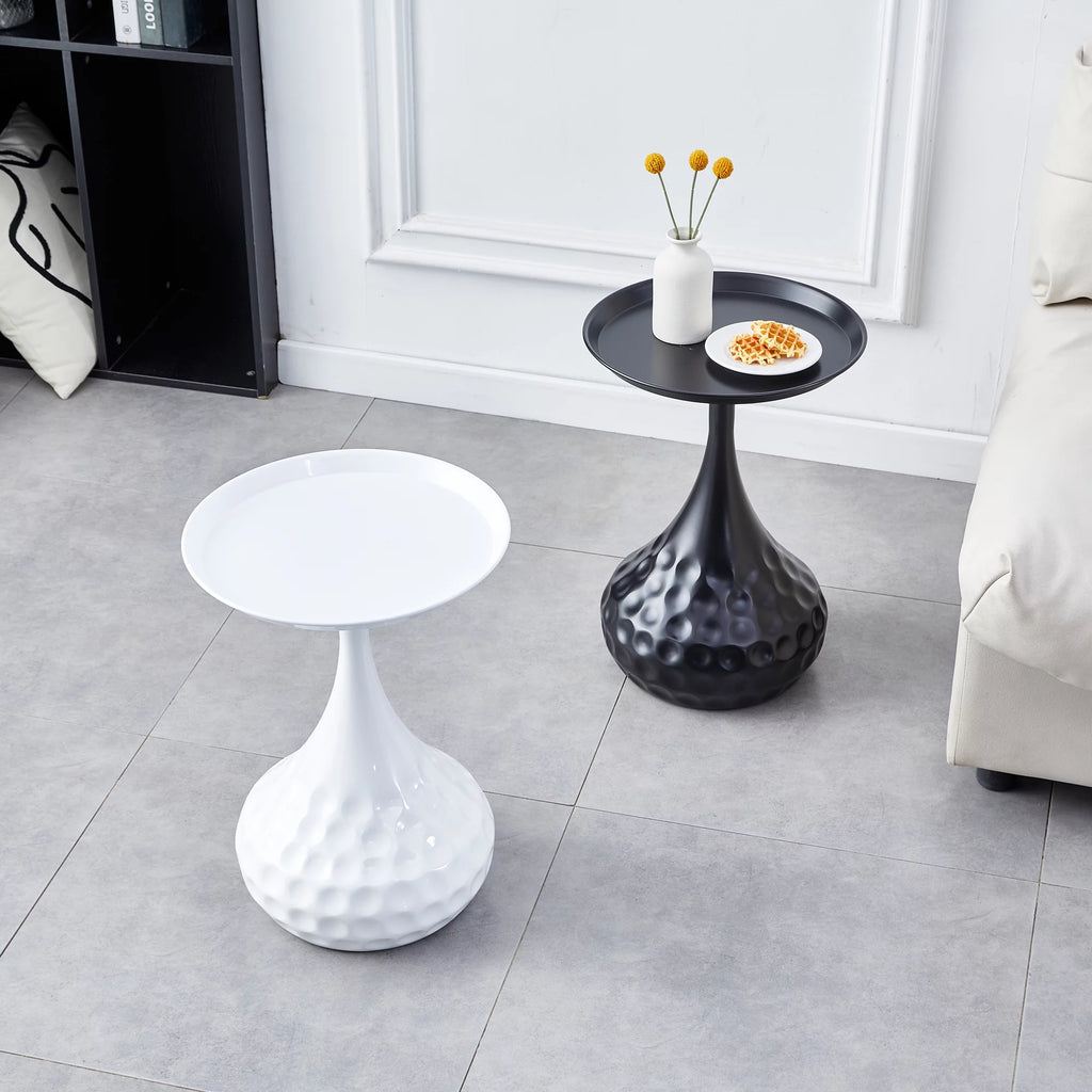 Black Metal Round Side Table Z428