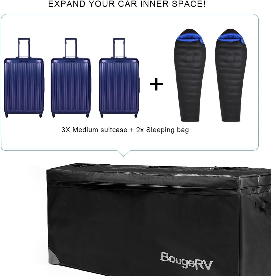 Waterproof Hitch Mount Cargo Bag 48'' L x 20'' W x 22'' H M44288