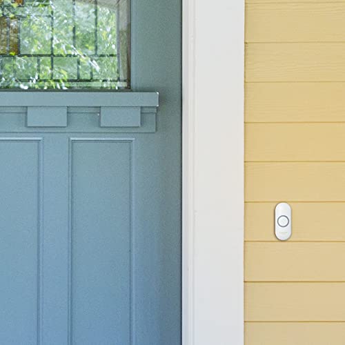 Gray Wireless Doorbell with Push Button Q996263