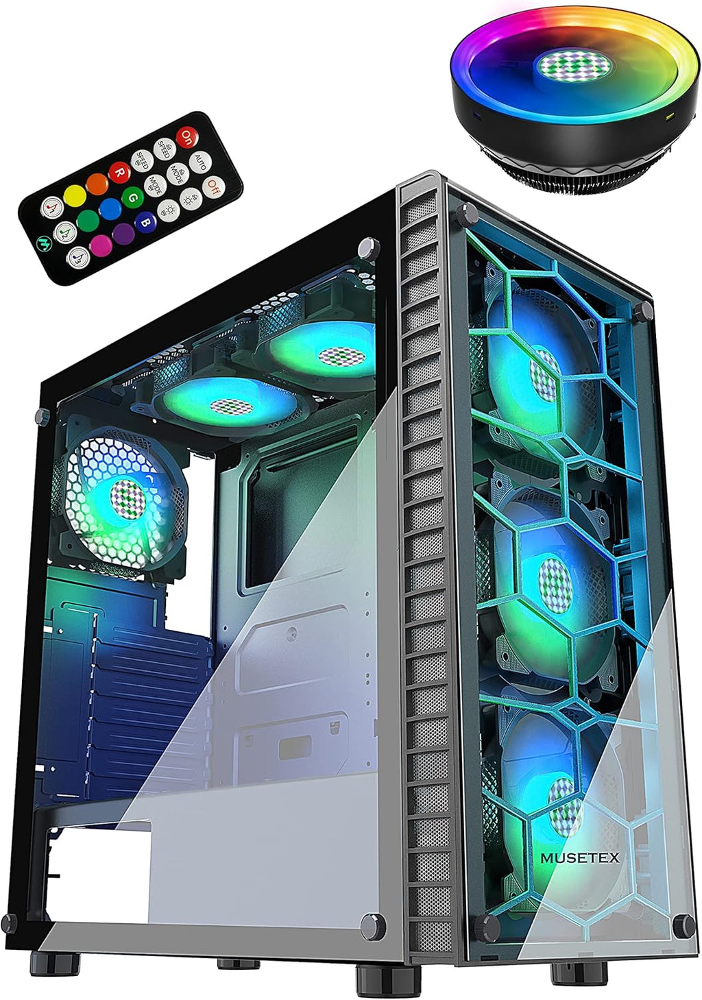 ATX PC Case with CPU Fan W447112