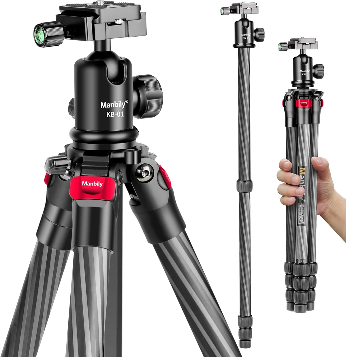 Carbon Fiber Camera Tripod Monopod Kit Q4436