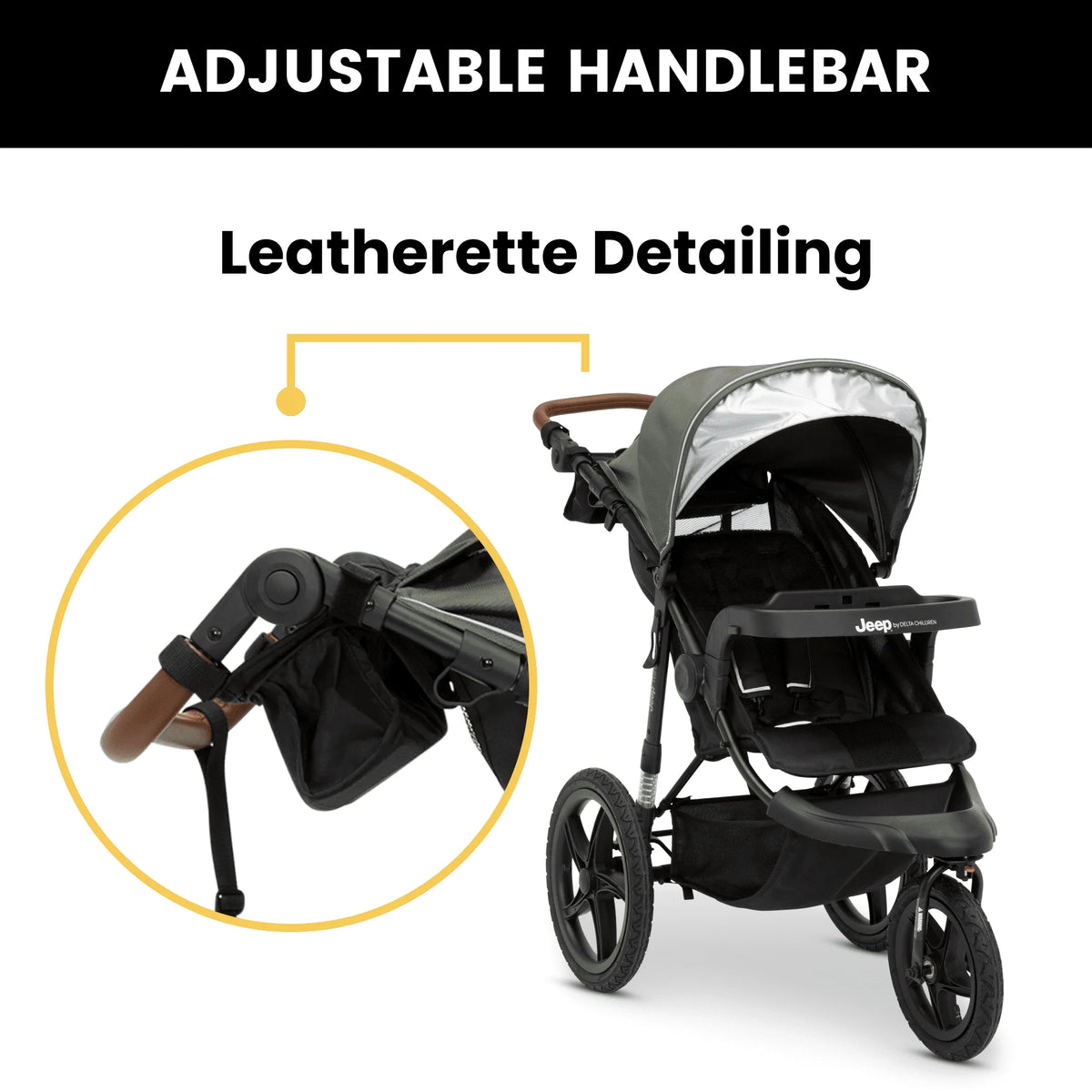 Black Jogging Stroller M602