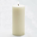 Pillar Candles Light Ivory 4 inch x 9 inch Set of 6 V839