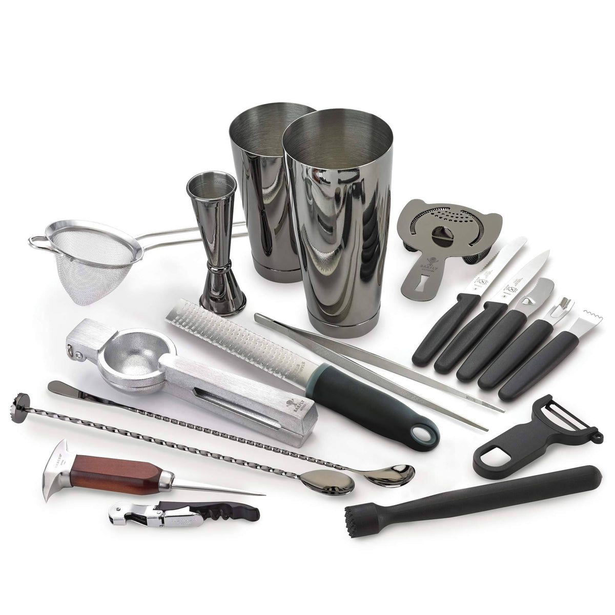 Gun Metal Black Bar Set U244