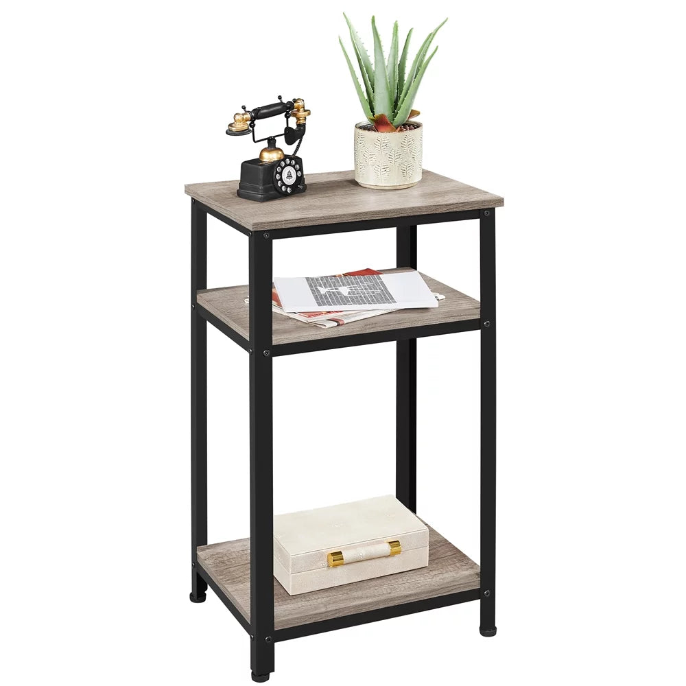 Gray 2-Tier End Table P554