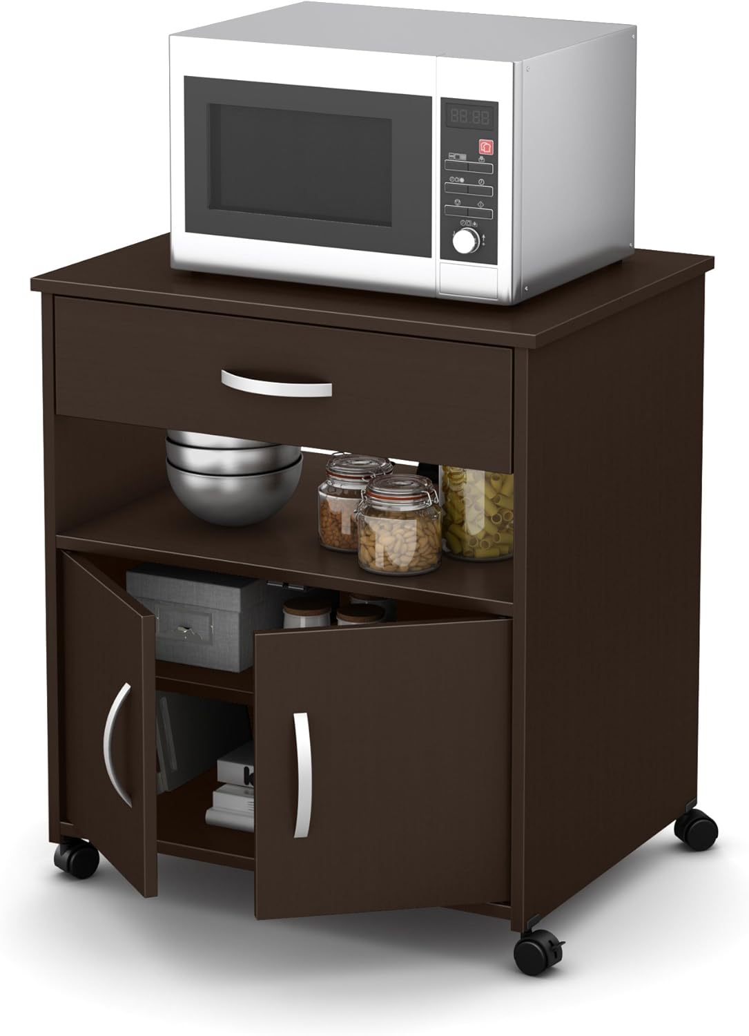 Microwave Cart on Wheels S3631