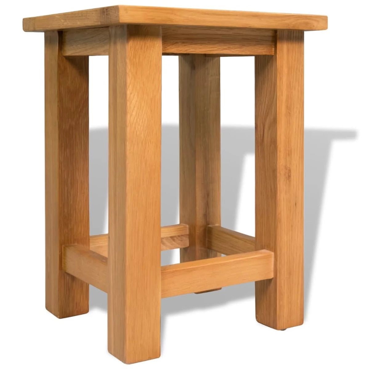 Solid Oak Wood End Tables 2 pcs A28647