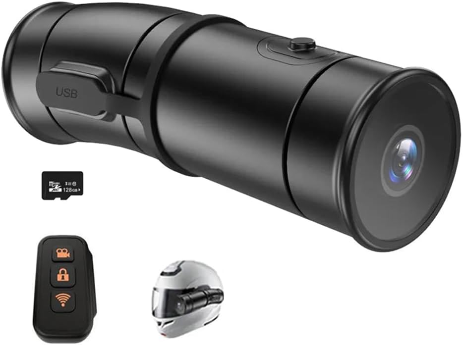 Motorcycle 2K Dash Cam with Front & Rear Camera V7674