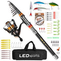 Carbon Fiber Telescopic Fishing Rod and Reel Combo with Carrier Bag P2899