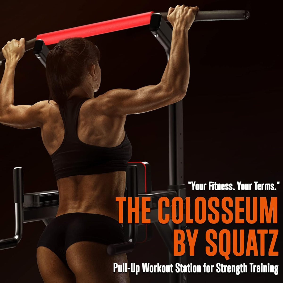 Multifunctional Pull-Up Workout Station with Steel Main Frame N99037