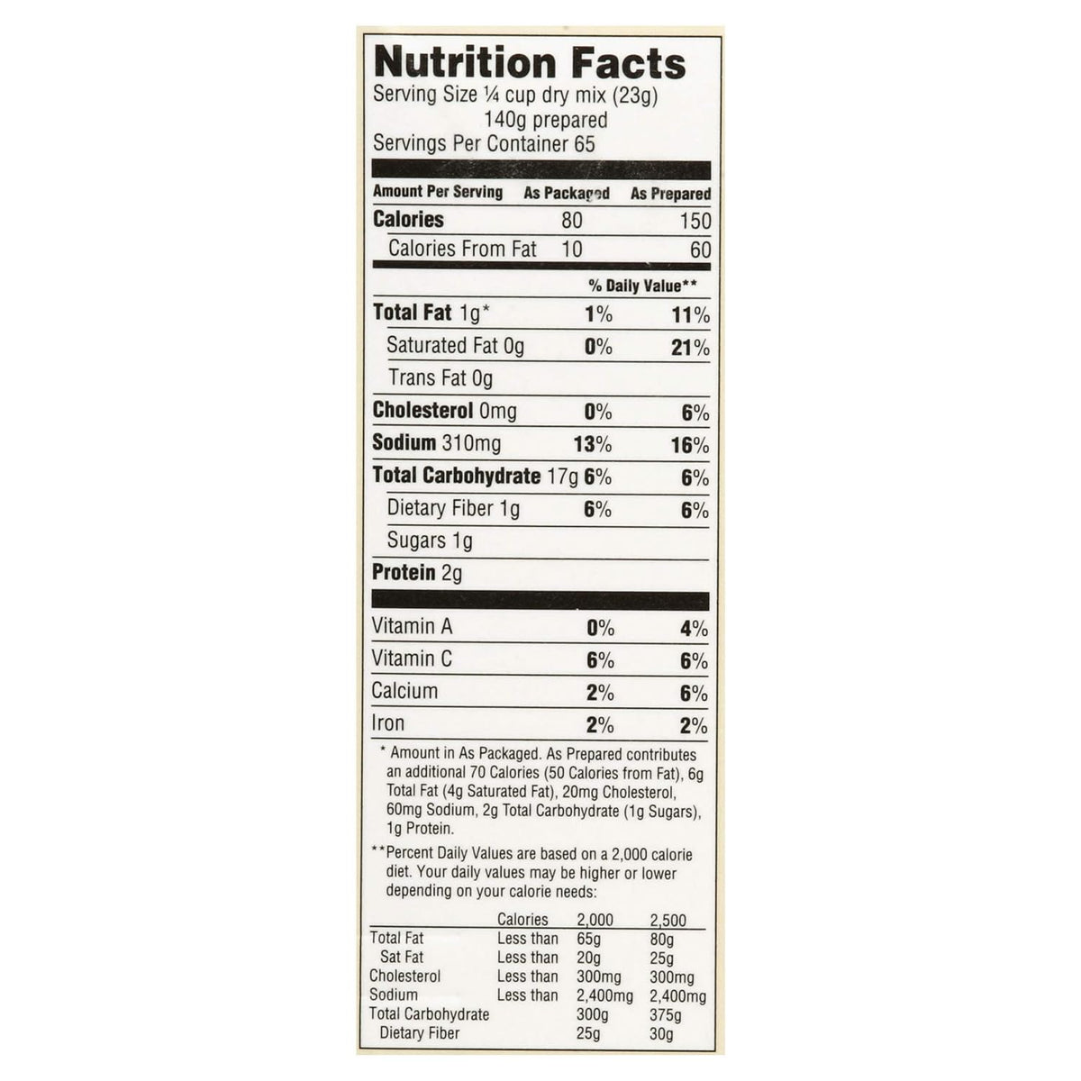 3.25lb Gluten-Free Mashed Potatoes V840