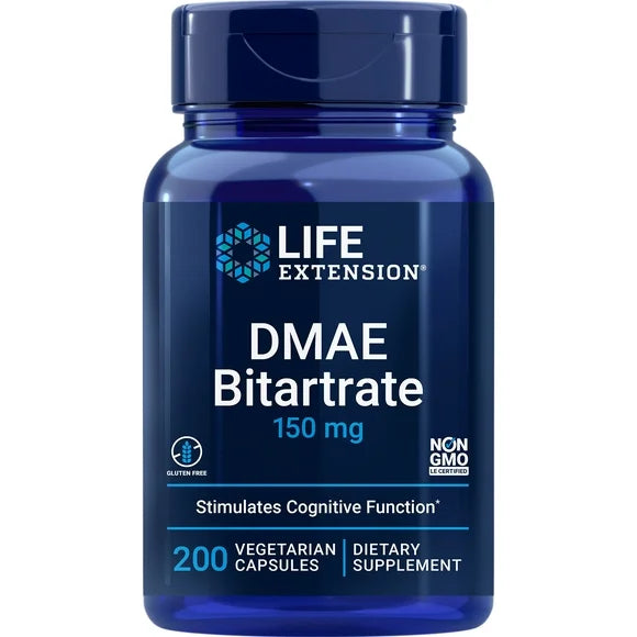 150 mg DMAE Bitartrate Vegetarian Capsules O64829