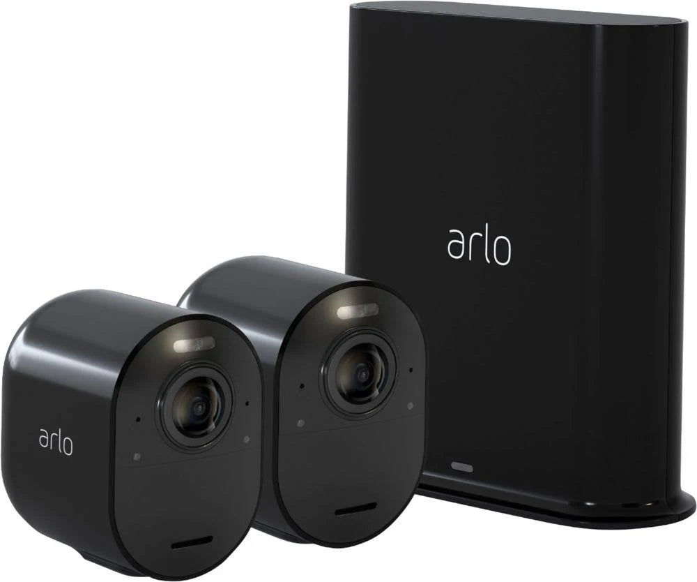 4K Wire-Free Security Camera with Color Night Vision (2 Camera System) W87321