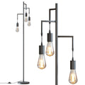 3 Light Black Floor Lamp K124535