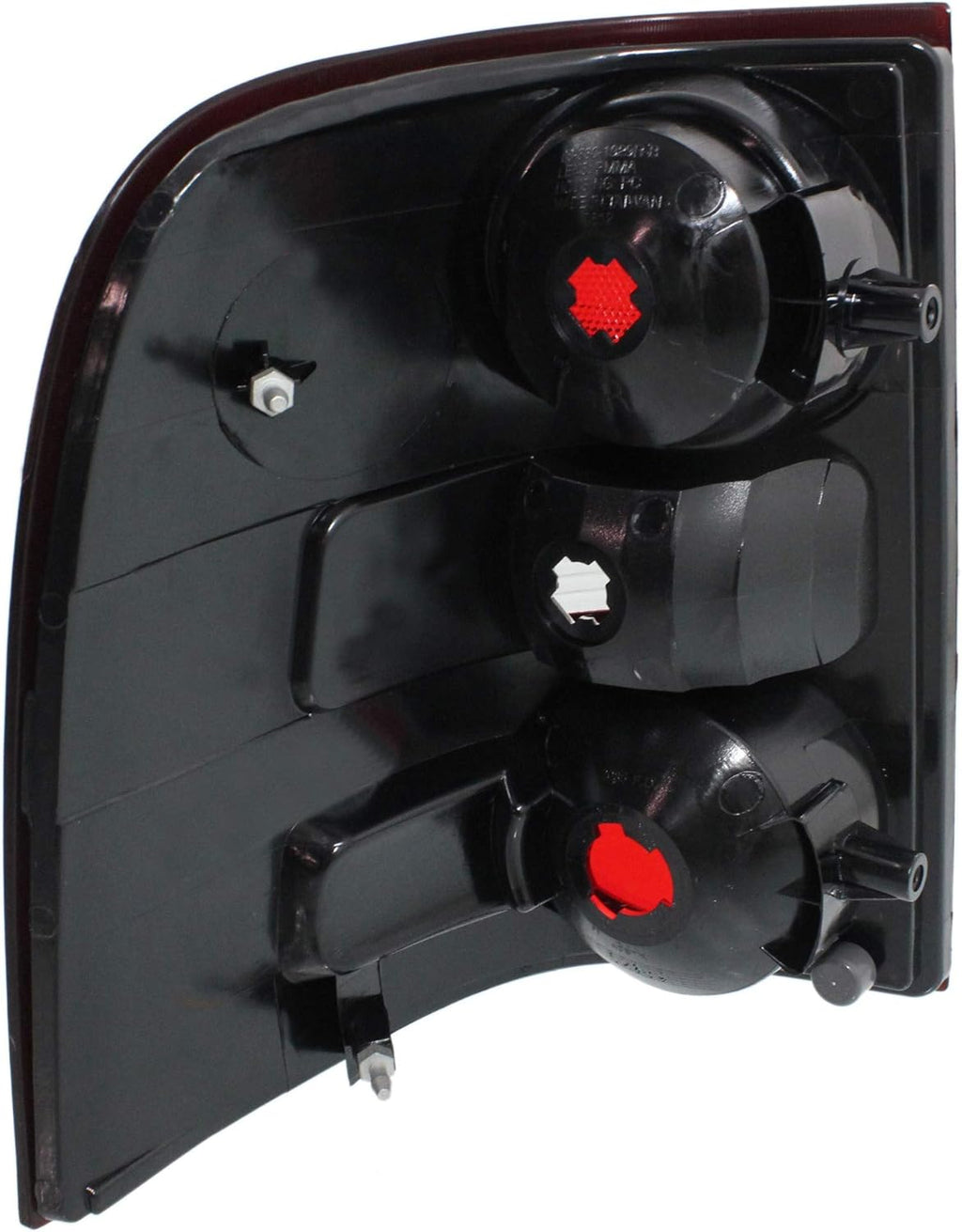 Tail Light Lens and Housing Set of 2 Clear & Red Q754852