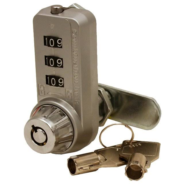 Chrome 3-Dial Lock G612