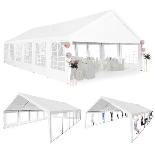 20x40Ft Heavy Duty Outdoor Canopy Tent with Storage Bags Q662