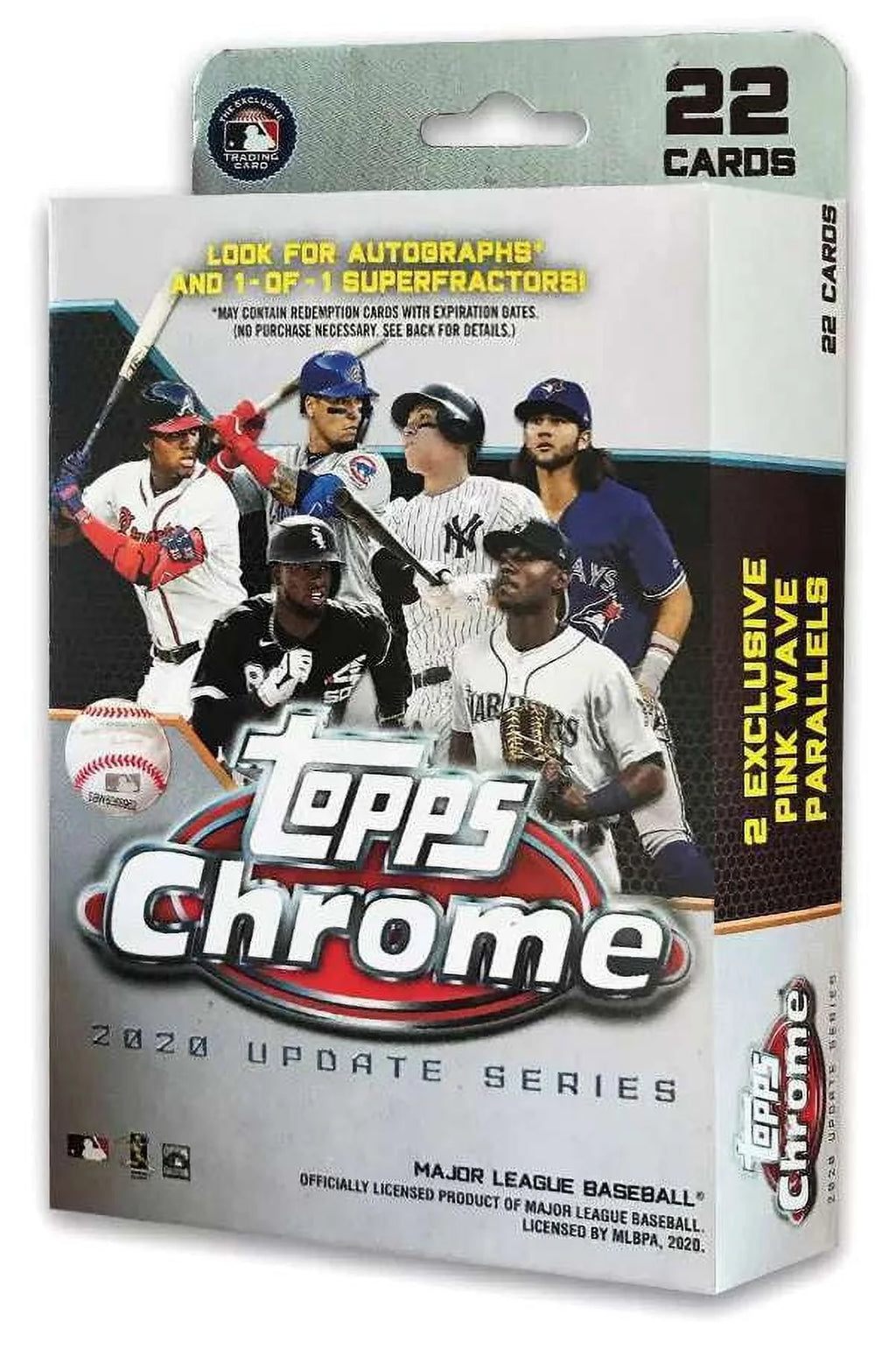 2020 Chrome Update Trading Card Hanger Box (22 Cards) C5214
