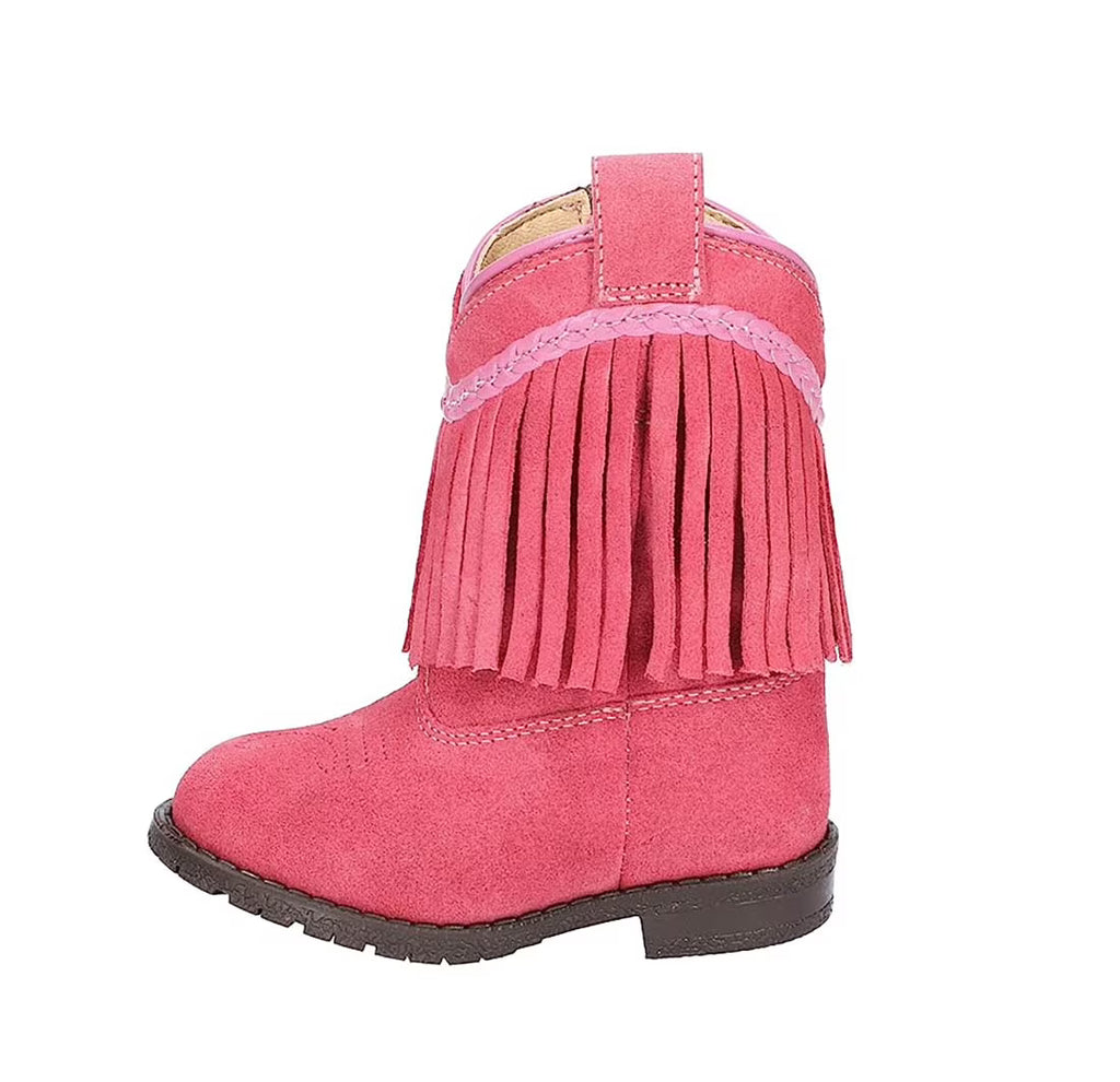 Pink Girls Western Boots O3599
